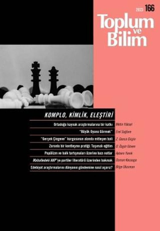 Toplum ve Bilim Dergisi Sayı: 166 | İletişim Yayınevi (Ciltsiz)