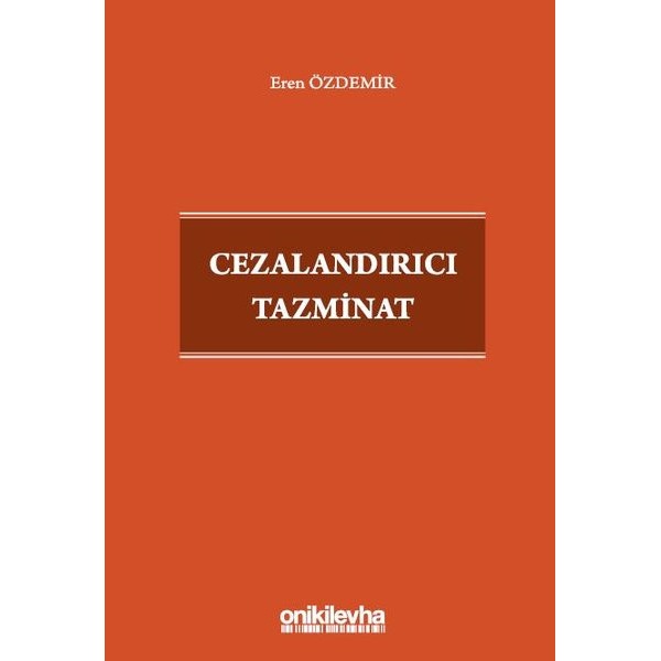 Cezalandırıcı Tazminat | On İki Levha Yayıncılık