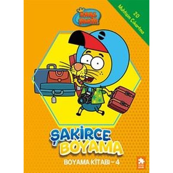 Kral Şakir - Şakirce Boyama Kitabı 4 | Eksik Parça Yayınları (İnce Kapak)