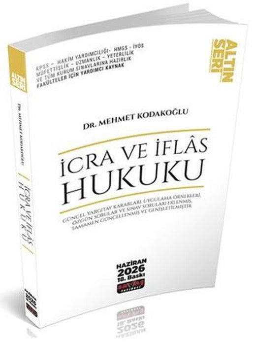 İcra ve İflas Hukuku Konu Anlatımı | Savaş Yayınevi (Ciltsiz)