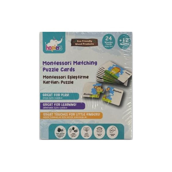Montessorı Eşleştirme Kartları Puzzle | Aklımda Zeka Oyunları