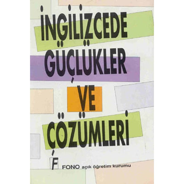 İngilizcede Güçlükler Ve Çözümleri | Fono Yayınları