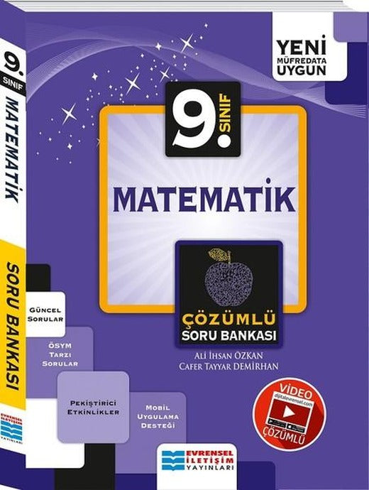9.Sınıf Matematik Video Çözümlü Soru Bankası | Evrensel İletişim Yayınları (İnce Kapak)