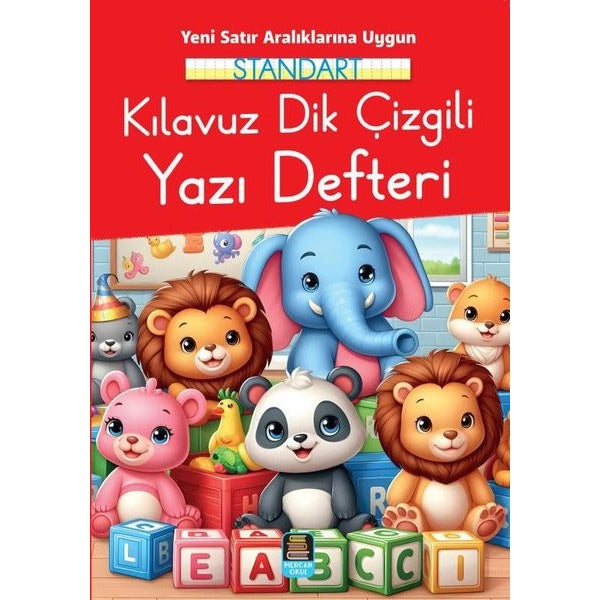 Standart Kılavuz Dik Çizgili Yazı Defteri 19 x 27 | Mercan Okul