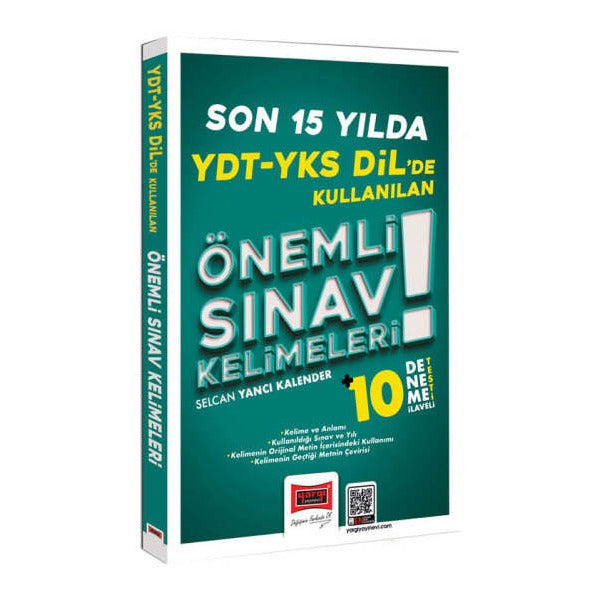 YDT YKS Dilde Son 15 Yılda Kullanılan Önemli Sınav Kelimeleri | Yargı Yayınevi (Ciltsiz)