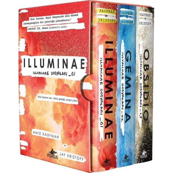 İlluminae Dosyaları Serisi Kutulu Seti - 3 Kitap Takım | Pegasus (Ciltli)