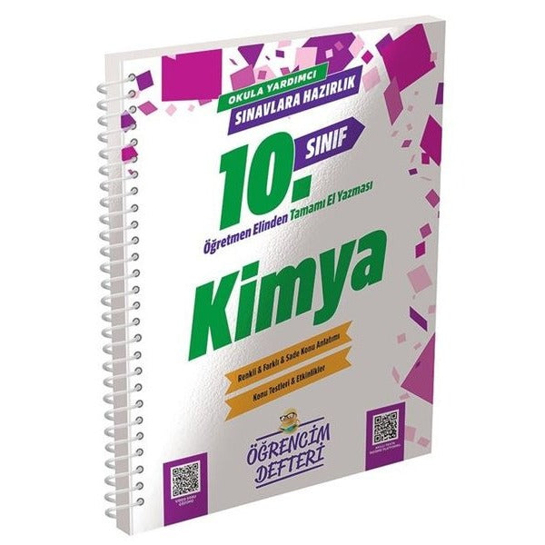10. Sınıf Kimya Öğrencim Defteri | Murat Yayınları (İnce Kapak)