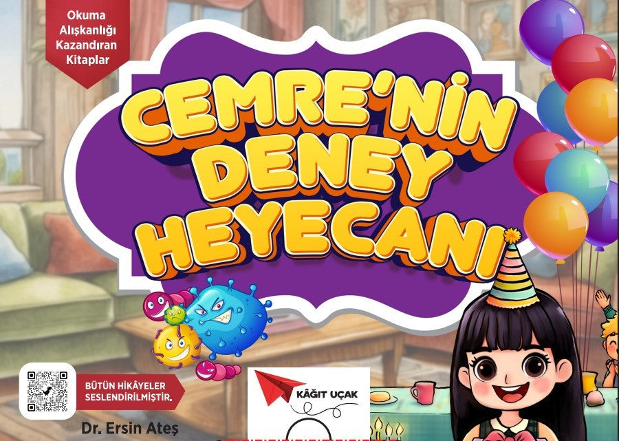 Cemre'nin Deney Heyecanı kitap kapağı