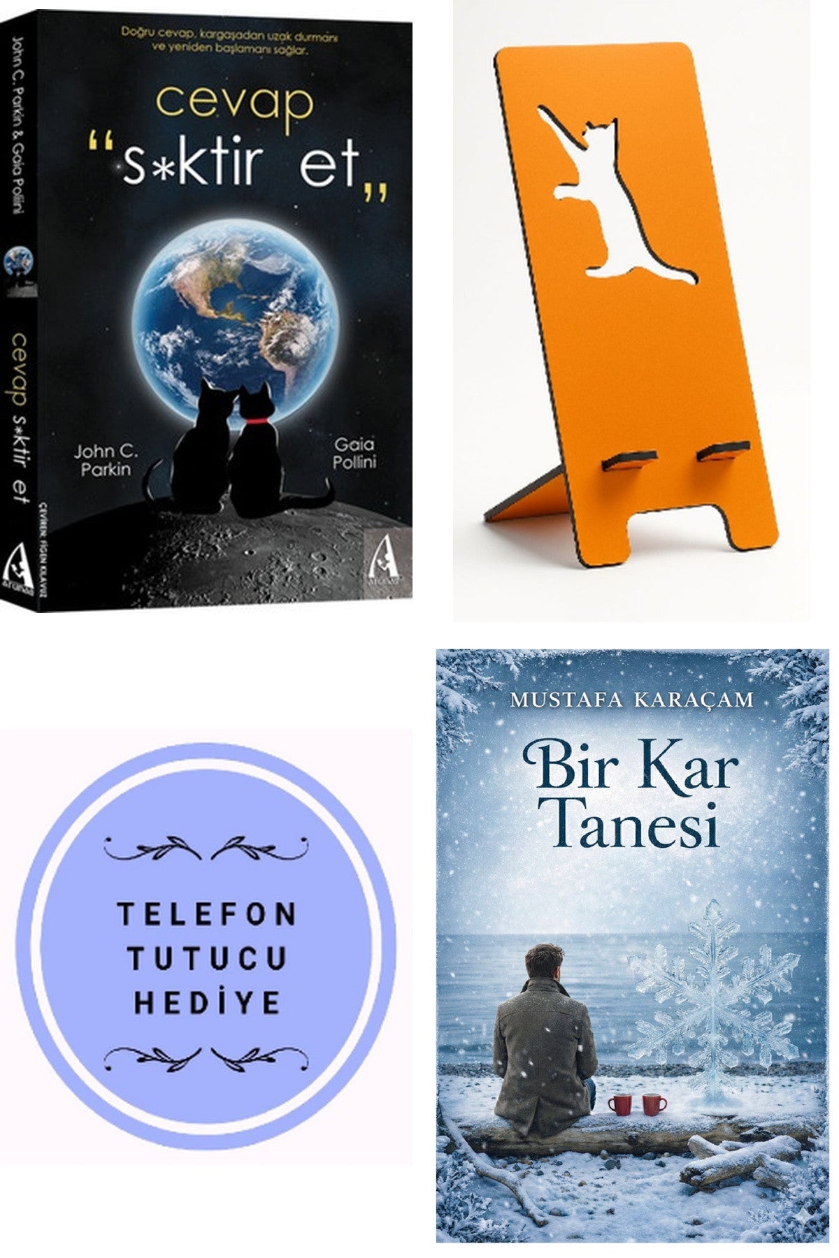 Cevap Sktir Et Gaia Pollini + Telefon Tutucu + Bir Kar Tanesi kitap kapağı