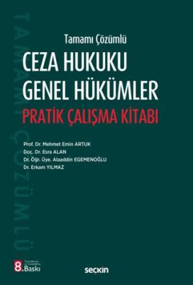 Ceza Hukuku Genel Hükümler Pratik Çalışma Kitabı - Erkam Yılmaz kitap kapağı