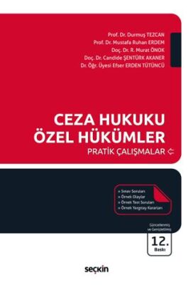 Ceza Hukuku Özel Hükümler Pratik Çalışmalar - Kolektif kitap kapağı