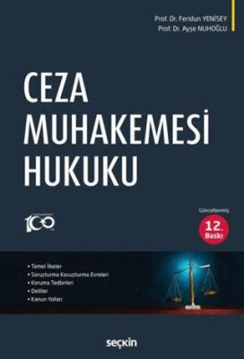 Ceza Muhakemesi Hukuku - Feridun Yenisey kitap kapağı