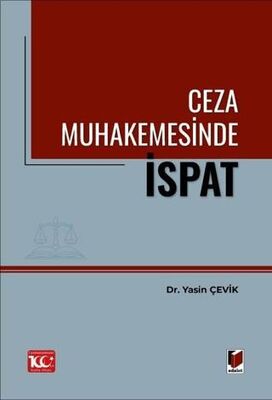 Ceza Muhakemesinde İspat - Yasin Çevik kitap kapağı