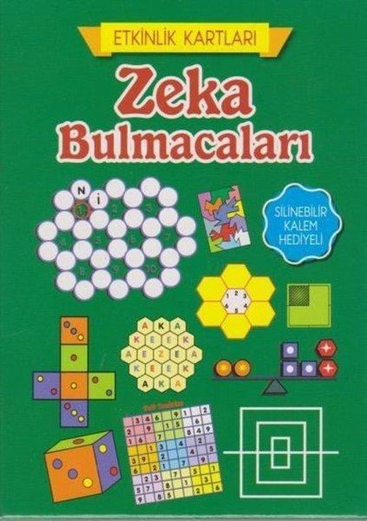 Etkinlik Kartları Zeka Bulmacaları | Teleskop Popüler Bilim (İnce Kapak)