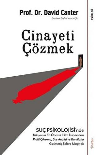 Cinayeti Çözmek - David Canter kitap kapağı