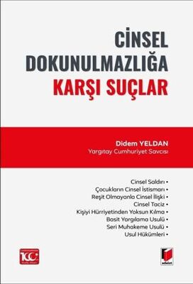 Cinsel Dokunulmazlığa Karşı Suçlar - Didem Yeldan kitap kapağı