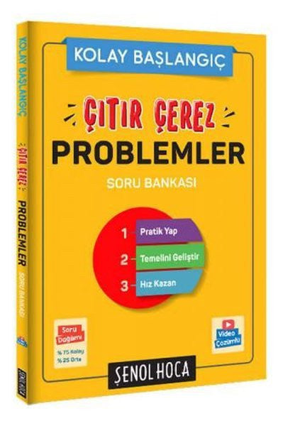 Çıtır Çerez Problemler Soru Bankası - Şenol Aydın kitap kapağı