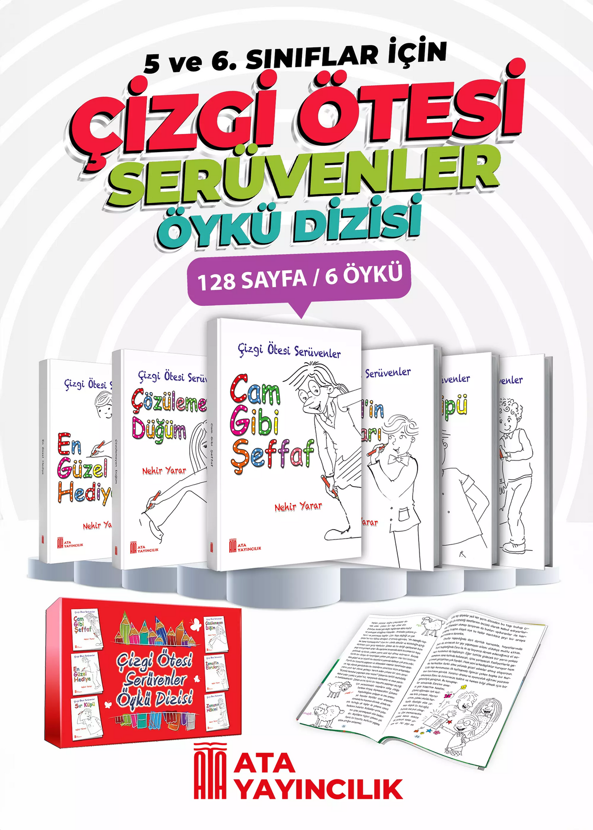 Çizgi Ötesi Serüvenler Dizisi Ata Yayıncılık - Kolektif kitap kapağı