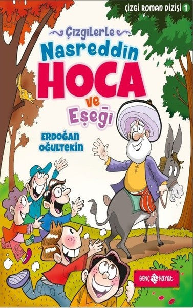 Çizgilerle Nasreddin Hoca ve Eşeği - Erdoğan Oğultekin kitap kapağı