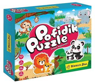 6-16 Ay İlk Pofidik Magnet Puzzle - Orman Hayvanları