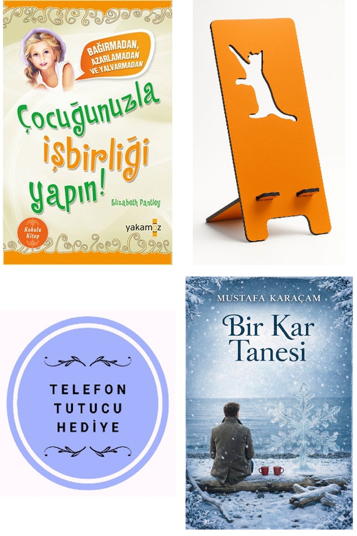 Çocuğunuzla İşbirliği Yapın! - Elizabeth Pantley + Telefon Tutucu + Bir Kar Tanesi kitap kapağı