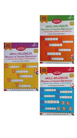 Çocuk Gezegeni Akıllı Bilginler Okuma Yazma Öğreniyor 3 Kitap kitap kapağı