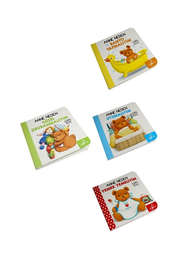 Çocuk Gezegeni İlk Karton Kitaplar Davranış Serisi 4 Kitap Set kitap kapağı