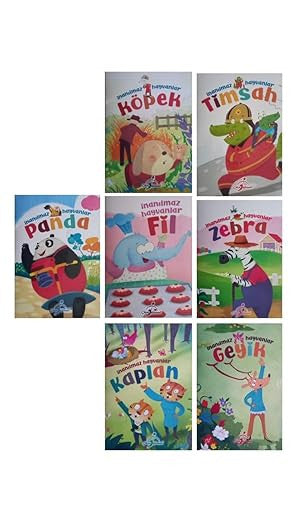 Çocuk Gezegeni İnanılmaz Hayvanlar Hikaye Kitapları 7 Kitap kitap kapağı