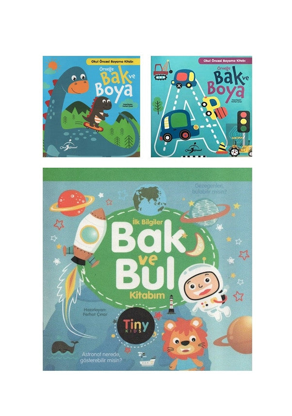 Çocuk Gezegeni Örneğe Bak Ve Boya-İlk Bilgiler Bak Ve Bul 3 Kitap kitap kapağı