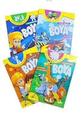 Çocuk Gezegeni Örneğe Bakarak Boya Okul Öncesi Boyama Set 1 - 4 Kitap kitap kapağı