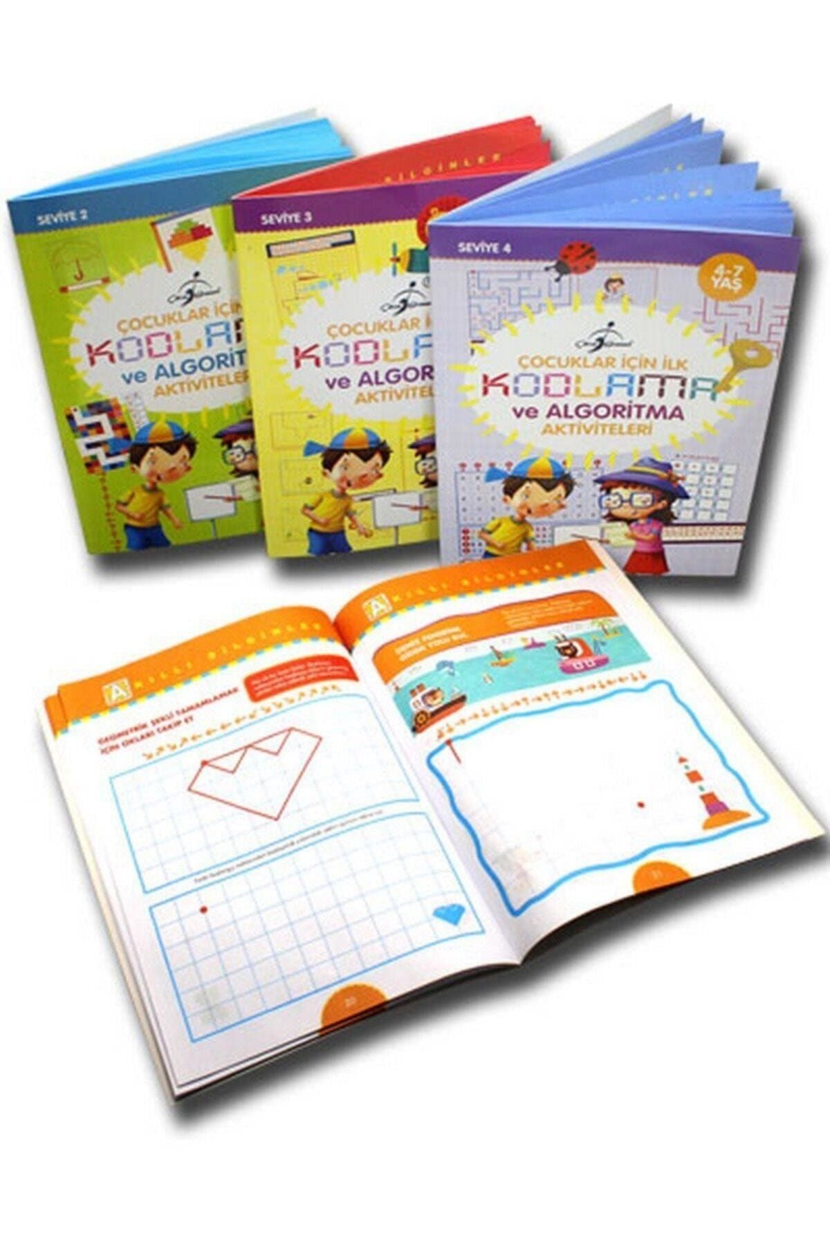 Çocuklar İçin İlk Kodlama Ve Algoritma Aktiviteleri - 4 Kitap kitap kapağı