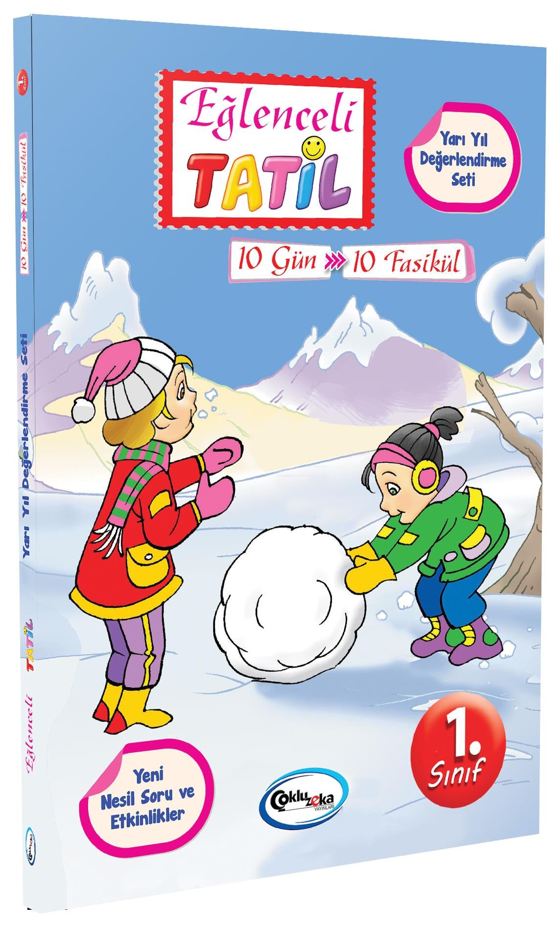 Çoklu Zeka Yayınları 1.Sınıf Eğlenceli Tatil Yarıyıl Değerlendirme Seti kitap kapağı