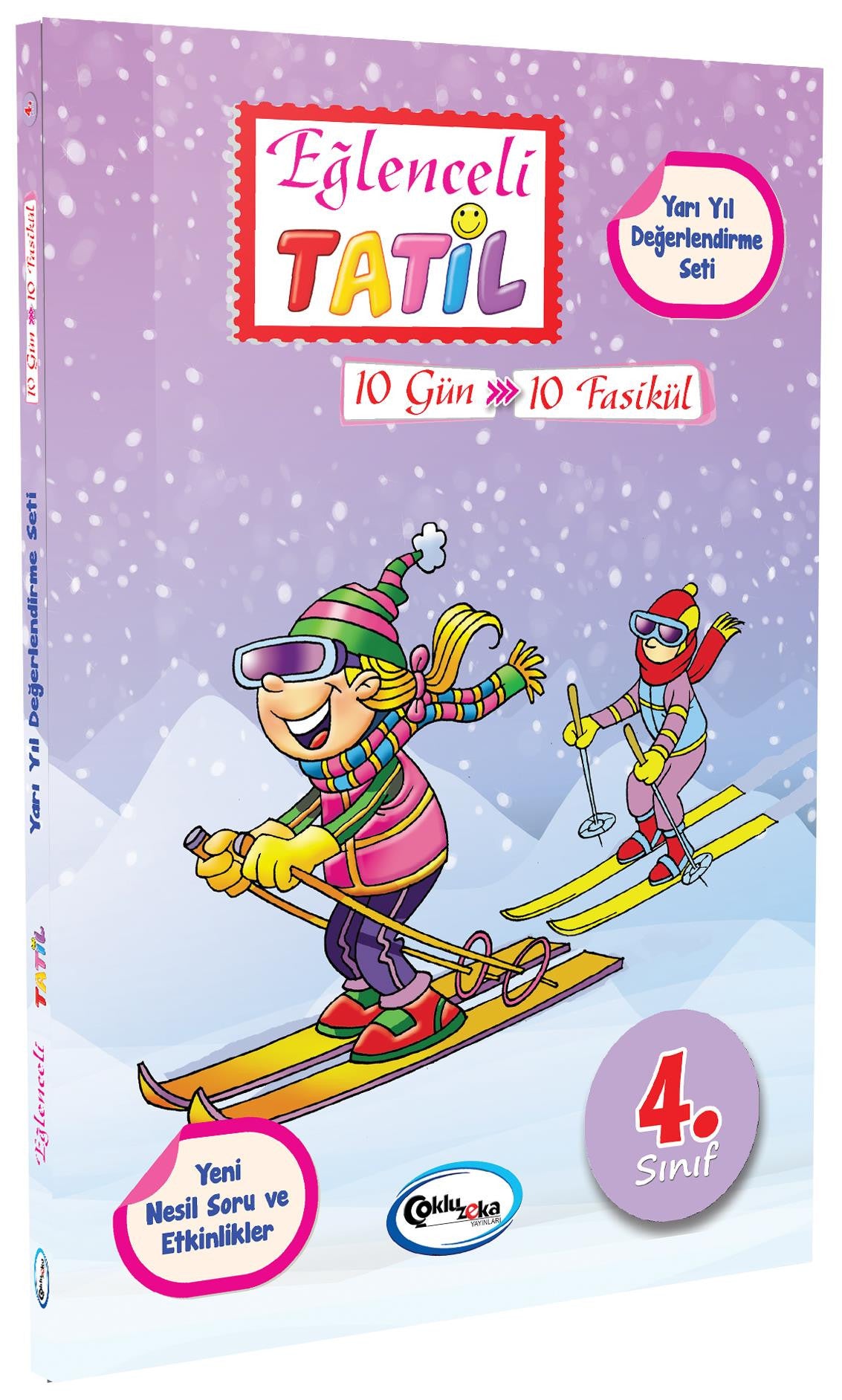 Çoklu Zeka Yayınları 4.Sınıf Eğlenceli Tatil Yarıyıl Değerlendirme Seti kitap kapağı