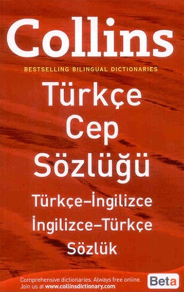 Collins Türkçe Cep Sözlüğü Türkçe - İngilizce İngilizce - Türkçe - Ed. Rachel Smith kitap kapağı