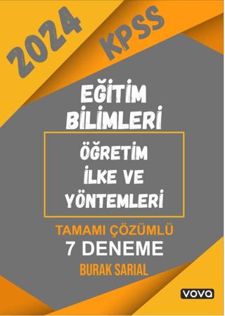 KPSS Eğitim Bilimleri Öğretim İlke ve Yöntemleri Tamamı Çözümlü 7 Deneme
