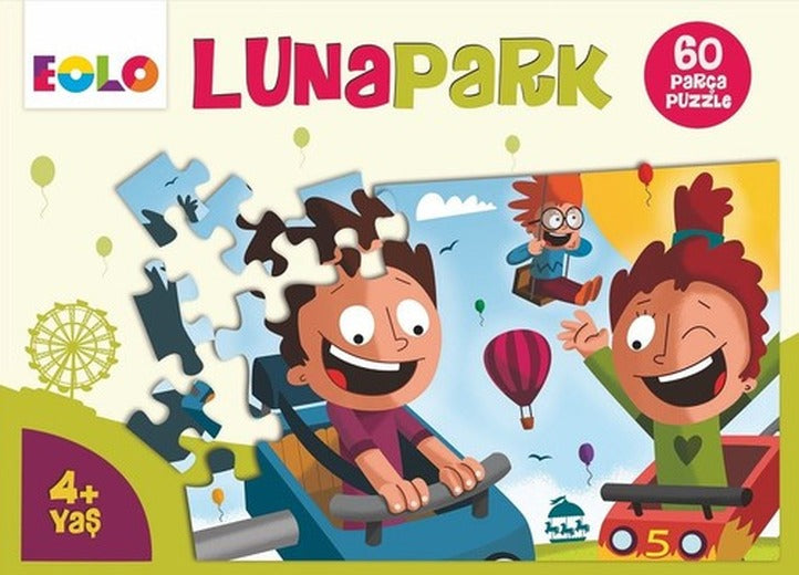 60 Parça Puzzle-Lunapark | Eolo