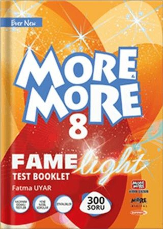 8. Sınıf LGS More and More English Fame Light Test Booklet | Kurmay Yayınları (Ciltsiz)
