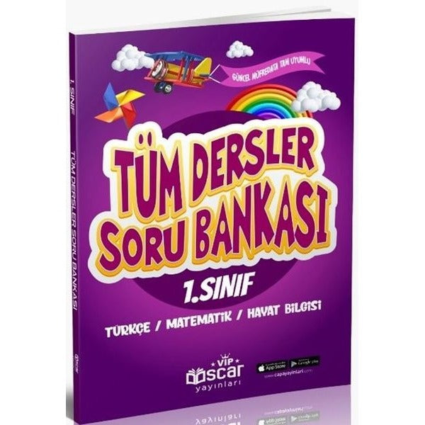 1. Sınıf Tüm Dersler Soru Bankası | VIP Oscar Yayınları (İnce Kapak)