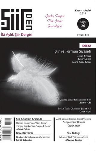 Şiirden İki Aylık Şiir Dergisi Sayı: 26 | Şiirden Yayıncılık (Ciltsiz) - Resim 1