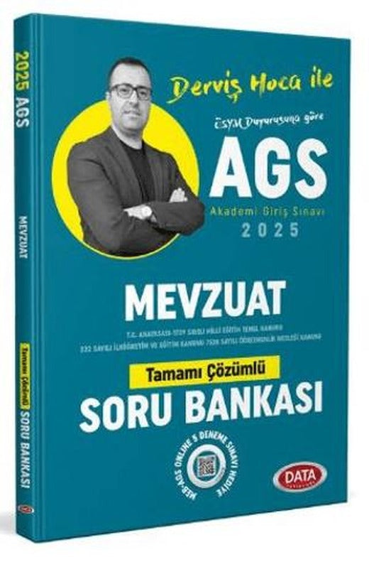 Derviş Hoca ile 2026 AGS Mevzuat Tamamı Çözümlü Soru Bankası | Data Yayınları (Ciltsiz)