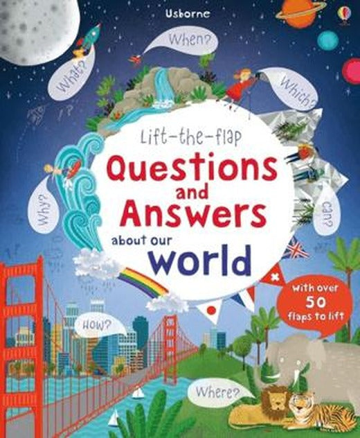 USB - Lift The Flap Questions and Answers About Our World | Usborne (Ciltli)
