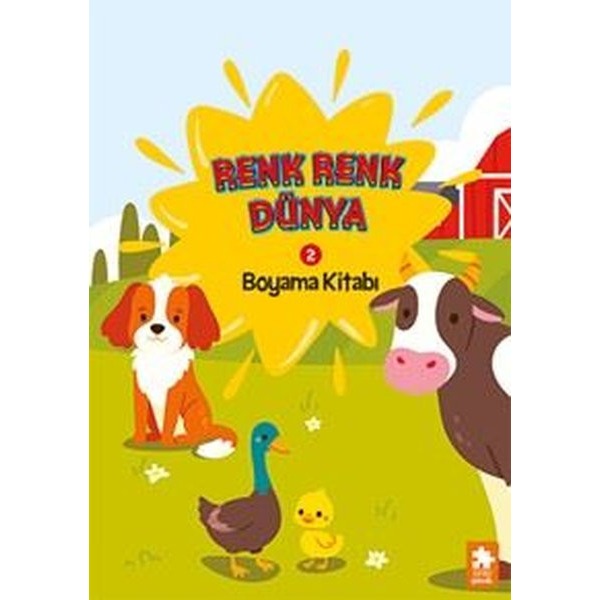 Renk Renk Dünya Boyama Kitabı 2 | Eksik Parça Yayınları (İnce Kapak)