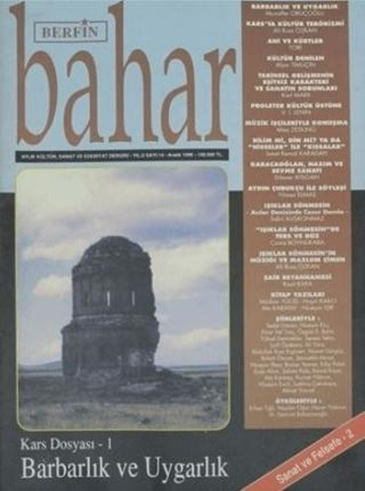 Berfin Bahar Aylık Kültür Sanat ve Edebiyat Dergisi Sayı: 14 Aralık 1996 | Berfin Bahar Dergisi (Ciltsiz)