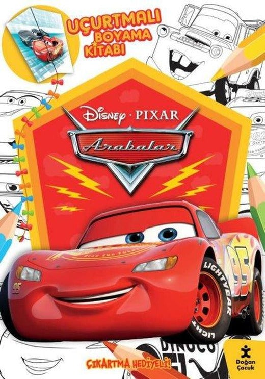 Disney Pixar - Uçurtmalı Boyama Kitabı - Çıkartma Hediyeli! | Doğan Çocuk (İnce Kapak)