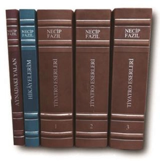 Necip Fazıl Kutulu Set Edebiyat (Deri Cilt) | Büyük Doğu Yayınları (Ciltli)
