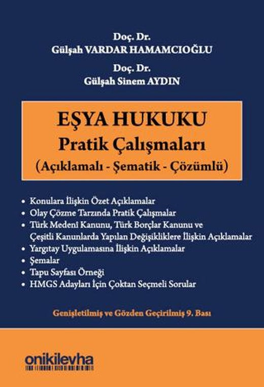 Eşya Hukuku Pratik Çalışmaları | On İki Levha Yayınları (Ciltsiz)