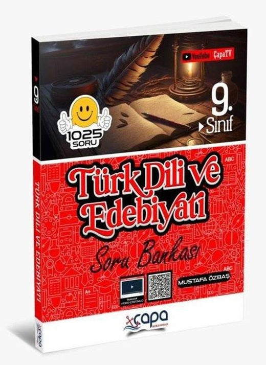 9. Sınıf Türk Dili ve Edebiyatı Soru Bankası | Çapa Yayınları (İnce Kapak)
