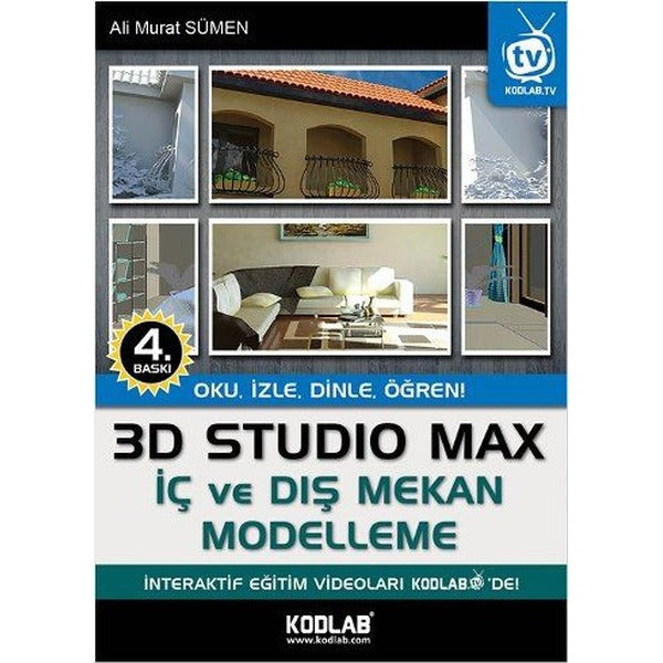 3D Studio Max ile İç ve Dış Mekan Modelleme | Kodlab (e-Kitap)