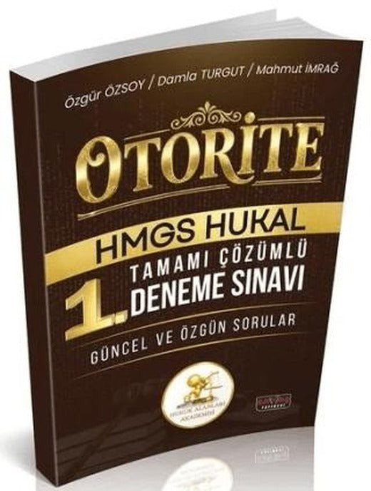 HUKAL Otorite HMGS 1. Deneme Çözümlü | Savaş Yayınevi (Ciltsiz)
