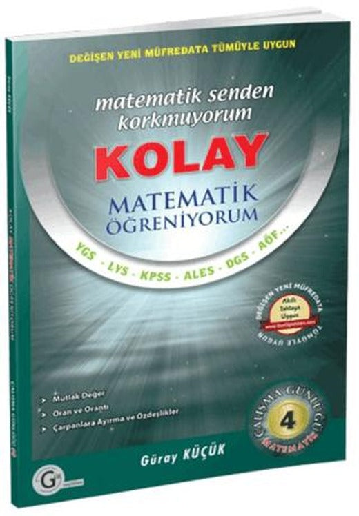 Kolay Matematik Öğreniyorum Çalışma Günlüğü 4